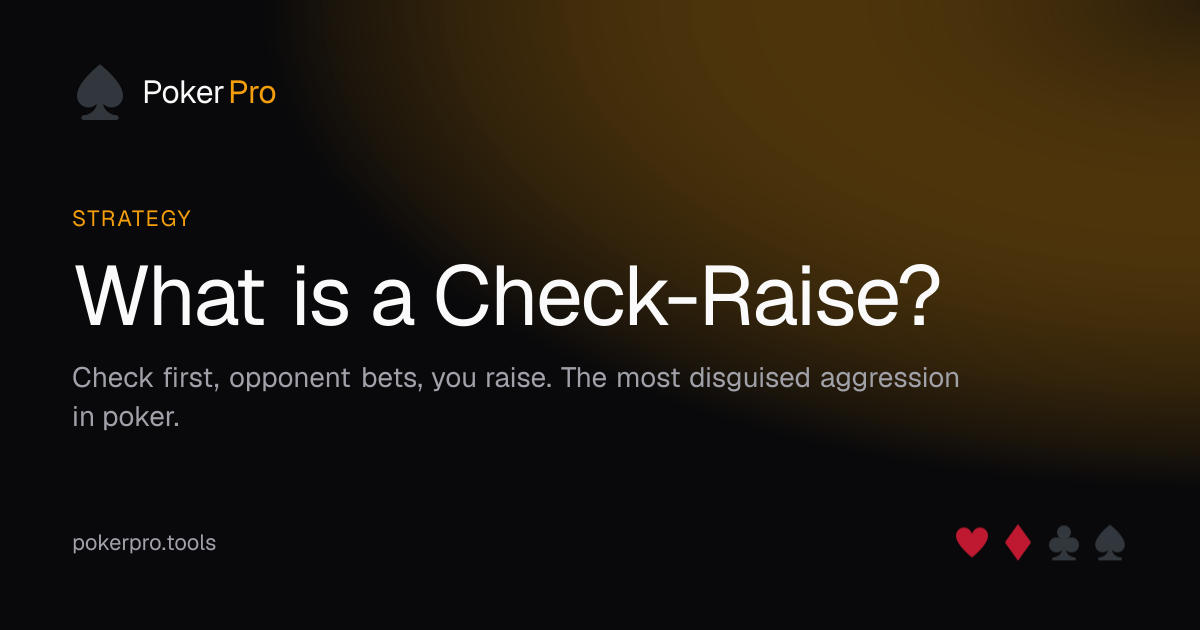 What is a Check-Raise? — illustrated cover for the PokerPro article