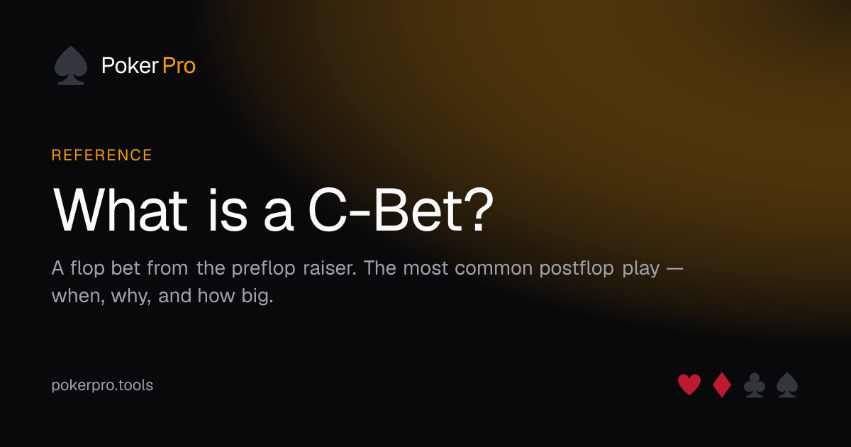 What is a Continuation Bet? — illustrated cover for the PokerPro article