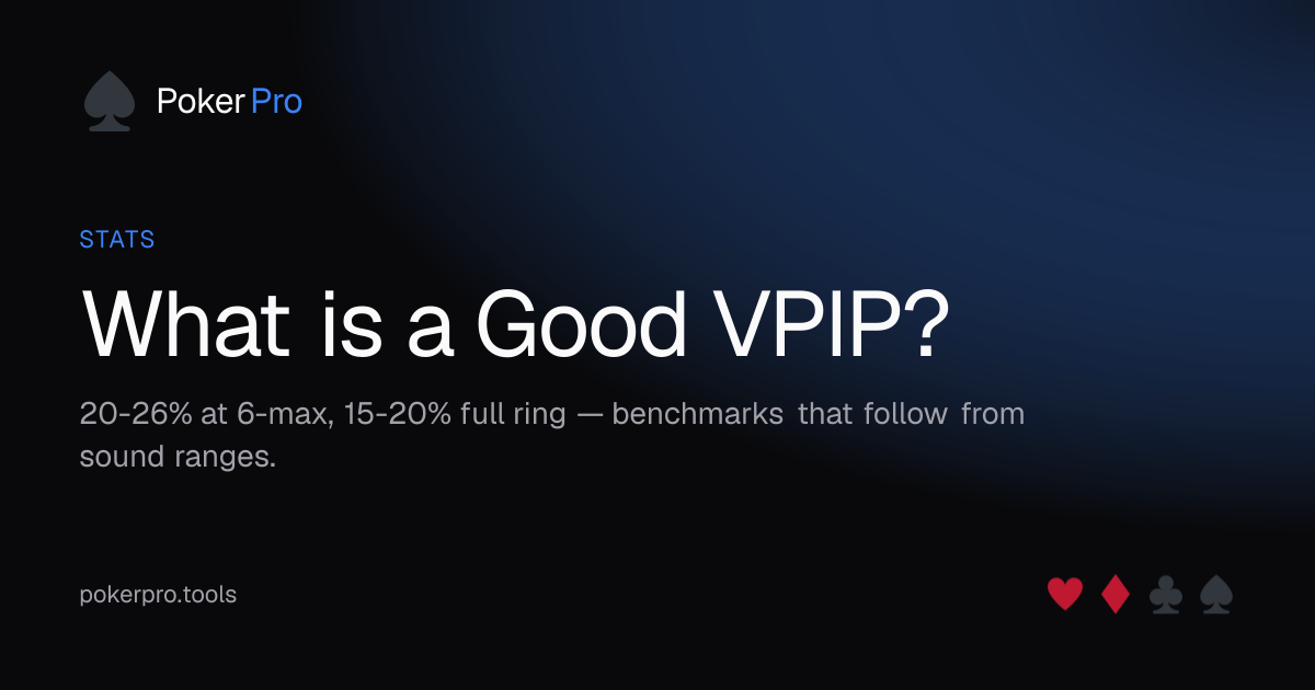 What is a Good VPIP? — illustrated cover for the PokerPro article