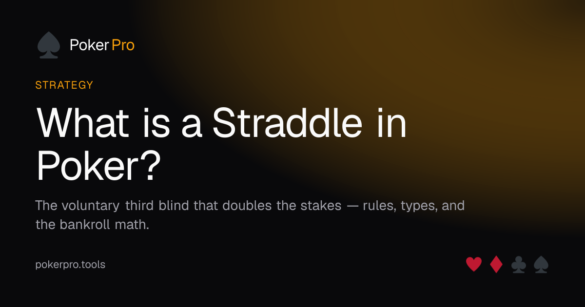 What is a Straddle in Poker? — illustrated cover for the PokerPro article